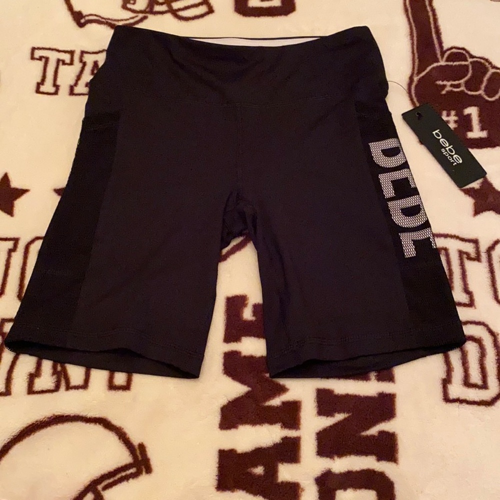 Bebe mesh pocket bike shorts 🩳